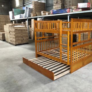 Giường tầng trẻ em có hộc kéo 1.4m x 1.93m xuất khẩu | Mã: BF 015HK | Giường Tầng DAV