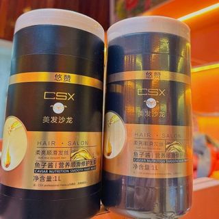 Ủ Tóc Siêu Mượt CSX Giảm Gãy Rụng Phục Hồi Tóc Hư Tổn Hộp 1000ML Nội Địa Trung