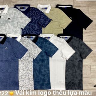 Áo cổ trụ nam logo thêu lỗ kim  Size m l xl xxl   Ri 2222   Tách nửa ri được, áo thể thao nam giá sỉ