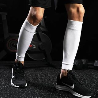 Tất ống đồng đá bóng, vớ xỏ ống chân thể thao, chất cotton siêu co dãn, vớ bảo vệ ống đồng giá rẻ