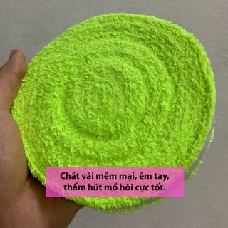 Cuốn cán vợt cầu lông, độ dài 5 mét, vải cotton cao cấp có độ bám cực tốt, cuốn vợt cầu lông, tennis