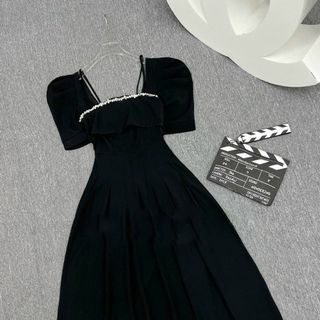 Đầm dự tiệc thiết kế dáng xoè dự tiệc chất liệu cotton lạnh, mềm mại, sang trong,thanh lịch N23