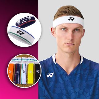 Băng đô cầu lông Yonex, siêu thấm hút mồ hôi, tăng năng suất thi đấu, dải băng đầu thể thao cầu lông, tennis giá sỉ