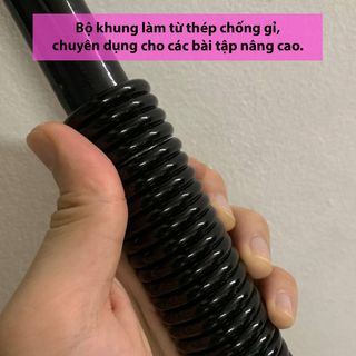 Gậy lò xo tập lực cơ tay, lõi thép titan siêu bền, hỗ trợ tập ngực, vai tại nhà, thanh bẻ lò xo luyện cơ bắp