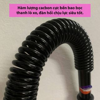 Gậy lò xo tập lực cơ tay, lõi thép titan siêu bền, hỗ trợ tập ngực, vai tại nhà, thanh bẻ lò xo luyện cơ bắp