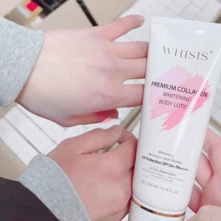 Kem Dưỡng Thể Trắng Da Chống Nắng Premium Collagen Whitening Body Lotion 200ml da từ sâu bên trong, cải thiện sắc tố qua từng ngày.