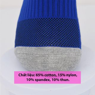 Tất bóng đá chống trơn, ôm chân thoáng hơi thoát khí, thoải mái vận động cường độ cao, tất chống trơn trượt thể thao
