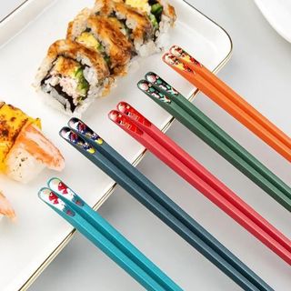 SET 5 ĐÔI ĐŨA SỢI THỦY TINH NHẬT BẢN