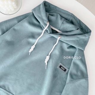 Áo hoodie xanh in nổi nón rộng 2 lớp, form rộng 75kg, vải dày mịn, chống nắng tốt giá sỉ