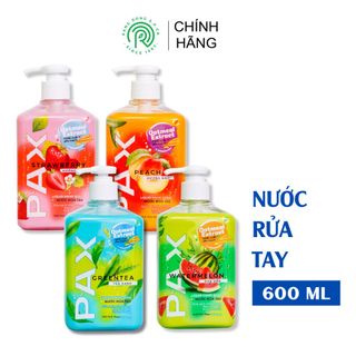 Nước rửa tay PAX 600ml bảo vệ da tay và kháng khuẩn