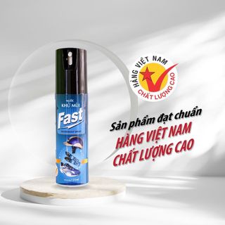 Xịt khử mùi đa năng Fast 125ml khử mùi hôi trong giày vớ, nón bảo hiểm, xe ô tô - SPCa000001