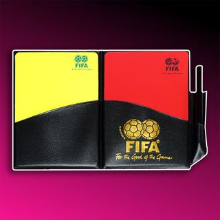 Bộ thẻ đỏ, vàng trọng tài bóng đá, kèm bút và sổ tay bọc da sang trọng, thẻ trọng tài Fifa giá sỉ