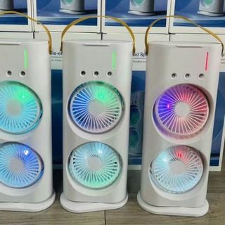 QUẠT PHUN SƯƠNG A3 PLUS 2 TẦNG ĐÈN LED