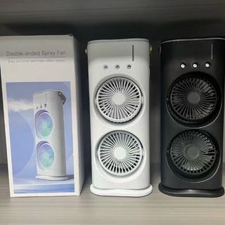 QUẠT PHUN SƯƠNG A3 PLUS 2 TẦNG ĐÈN LED