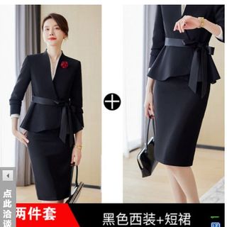 Bộ Vest Nữ 02 LỚP SV 03 sang trọng,Quý phái Tay dài Màu hồng,Đen
