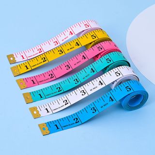 Thước dây mini, đầu được bọc sắt chống gỉ, dài 1,5m, thước dây cuộn đo 3 vòng