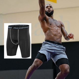 Quần đùi giữ nhiệt thể thao nam, quần legging dáng nam tập gym, đá bóng, co dãn 4D, quần lót giữ nhiệt Kombat Pro