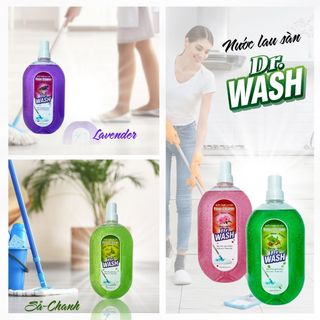 Nước thơm lau sàn Dr.Wash 1L ( Mẫu chai mới )
