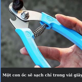 Kìm cắt đuôi ốc có đầu mở lắp đá tiện lợi