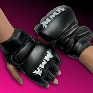 Găng tay đấm bốc MMA, chất liệu da PU chống nhăn, kháng mòn, lớp lót EVA êm ái đàn hồi, găng xỏ ngón võ thuật, UFC giá sỉ