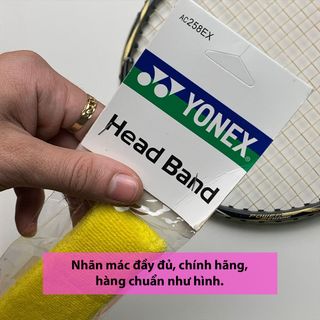 Băng đô cầu lông Yonex, siêu thấm hút mồ hôi, tăng năng suất thi đấu, dải băng đầu thể thao cầu lông, tennis