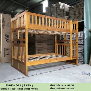 Giường tầng trẻ em có hộc kéo 1.2m x 1.93m xuất khẩu | Mã: BF 013HK | Giường Tầng DAV