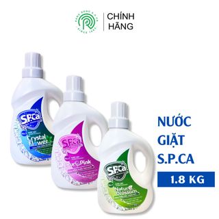 Nước giặt S.P.Ca 1.8kg cho quần áo luôn ngát hương và trắng sáng