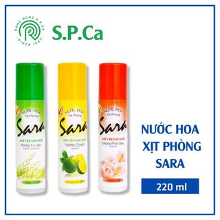 Nước hoa xịt thơm phòng Sara 220ml mùi hương dịu nhẹ lưu hương từ 3-5 giờ - SPCa000005 giá sỉ