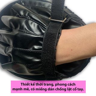 Đích đấm, đá võ thuật, đích đỡ bàn tay xỏ ngón có đệm lót EVA trợ lực siêu êm, hỗ trợ tập boxing, MMA, Muay Thái