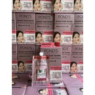 Kem Dưỡng Trắng Da Chống Nắng Ponds [Hộp 6 Gói] Bright Beauty Spf 15 Pa++ Nội Địa Thái Lan 7g