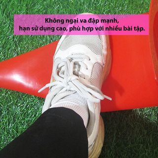 Nấm chiến thuật tập bóng đá, marker luyện bóng đá, cone khởi động thể thao, nấm chướng ngại vật