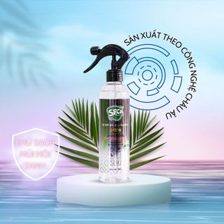 Xịt khử mùi S.P.Ca 360ml làm sạch không khí, có mùi thơm dịu nhẹ và thân thiện với môi trường