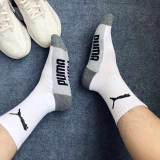 Tất thể thao cổ cao, sợi dệt thun cotton tổng hợp, êm mịn và siêu kháng khuẩn, vớ cao cấp giá rẻ