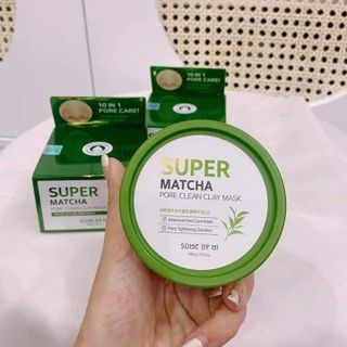 Mặt Nạ Đất Sét Trà Xanh Giúp Làm Sạch, Thu Nhỏ Lỗ Chân Lông Some By Mi Super Matcha Pore Clean Clay Mask 100g
