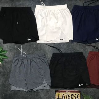 Quần đùi nam 2 lớp dù Size m l xl xxl Ri 2222 Tách nửa ri được, quần thể thao nam