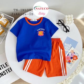 [Bé 8-27 Kg] Bộ Quần Áo Ngắn Tay Trẻ Em Vải Cotton Hiệu Minky Mom Cho Bé Trai, Bé Gái 0-8 Tuổi - Mã: TN-IN139