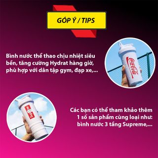 Bình nước thể thao, siêu chịu nhiệt, dành riêng cho các tín đồ thể thao, bình nước tập gym đa năng