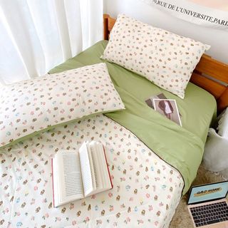 ĐŨI CHĂN HÈ Set Bộ Chăn Ga 4 Món Siêu Hót Hàng Mát Lạnh Mềm Mại - KiMi_Decor