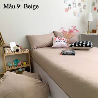 Bộ Bedding Ga Gối Chất Liệu Cotton Tici Mềm Mịn CHƯA GỒM CHĂN Dùng Decor Phòng Ngủ Sang Trọng