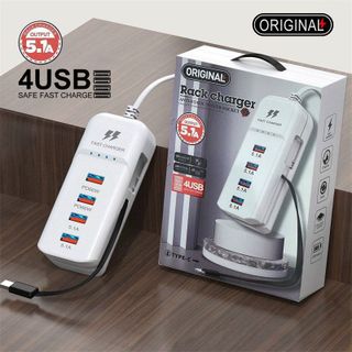 BỘ SẠC NHANH 4 CỔNG ĐA NĂNG THÔNG MINH giá sỉ