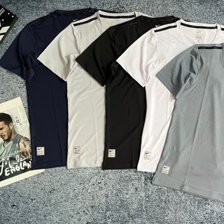 Áo nam thun lạnh mới Phom chất chuẩn đẹp Size m.l.xl.xxl Ri 2222 Tách nửa ri được, áo thể thao nam