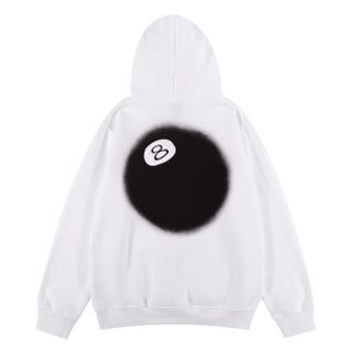 Áo Hoodie Trắng In Stussy Nhiều Mẫu Cho Nam Nữ Form Thoải Mái