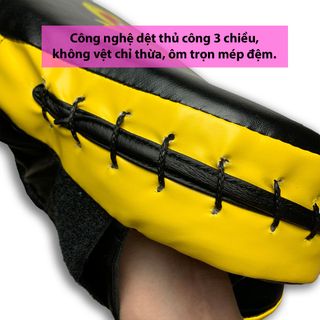 Đích boxing võ thuật, bề mặt da PU thêm lõi mút cao su siêu đàn hồi, đích đấm bốc MMA, Muay Thái
