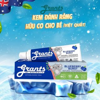 Kem đánh răng trẻ em thảo dược hữu cơ nuốt an toàn grants nhập khẩu Úc