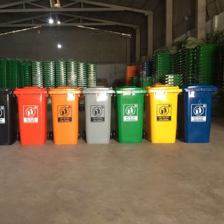 Thùng rác sinh hoạt 240L HDPE giá sỉ