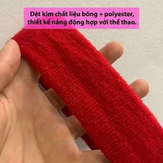 Băng đô thể thao tennis, cầu lông, headband nam nữ chống thấm mồ hôi trán, băng đô bóng rổ, tập gym