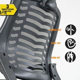 Ghế Lưng lưới - Có tựa đầu 5003