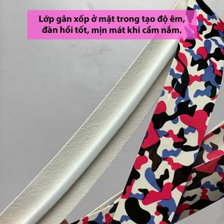 Băng cuốn cán vợt cầu lông, tennis da PU tiêu chuẩn, họa tiết rằn ri đặc biệt, cuốn cán gậy bi-a, cần câu cá