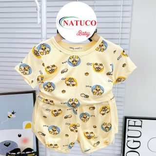 [0-8 tuổi] Bộ Quần Áo Trẻ Em Cộc Tay Minky Mom Vải Thun Lạnh In Toàn Thân Cho Bé Trai, Bé Gái 8-27 Kg - TN-IN163