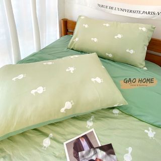 Set Bộ Chăn Ga Gối ĐŨI CHĂN HÈ, Cotton Đũi Hàng Nhập Khẩu 4 Món Siêu Đẹp Mát Lạnh - KiMi Decor